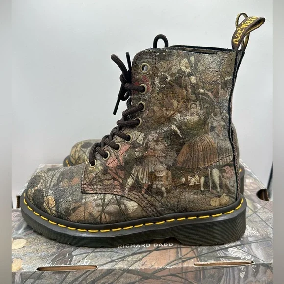 RARE Dr Martens Tate Richard Dadd 1460 pascal Fairy Feller master stroke boots - Picture 9 of 17